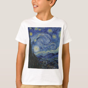 Camiseta Vincent Van Gogh - Noite Estrelada. Pintura