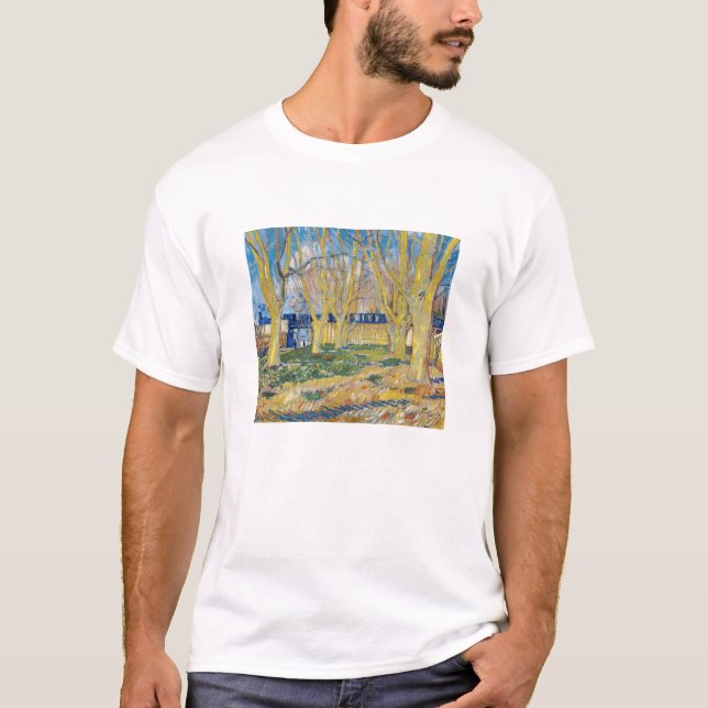 Camiseta Vincent van Gogh - O Comboio Azul (Frente)