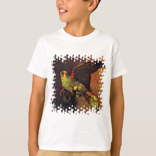 Camiseta Vincent Van Gogh - O Papagaio Verde Amante das Ave