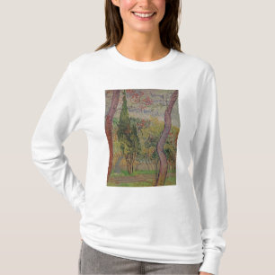 Camiseta Vincent van Gogh   o parque no St Paul