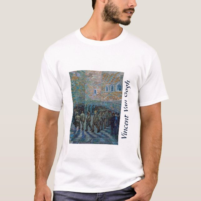 Camiseta Vincent van Gogh - O Tribunal prisional (Frente)