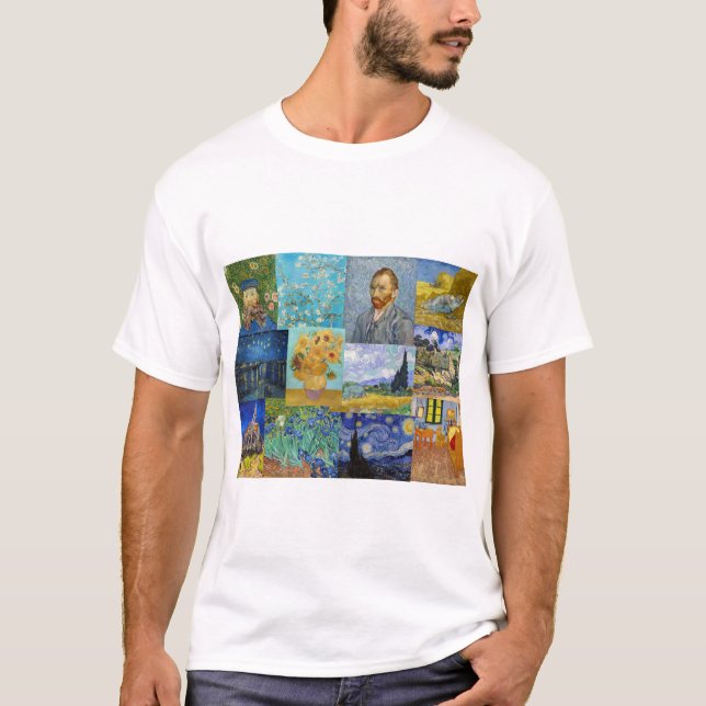 Camiseta Vincent Van Gogh - Obras-primas (Frente)