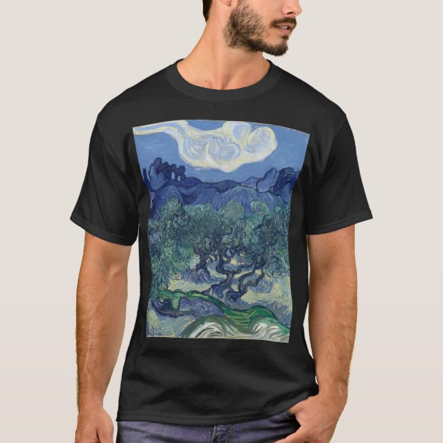 Camiseta Vincent Van Gogh - Oliveiras com os Alpilles (Frente)