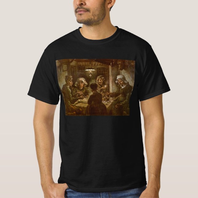 Camiseta Vincent van Gogh - Os Comedores De Batata (Frente)