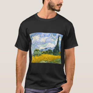 Camiseta Vincent van Gogh Paisagem de Saint Rémy