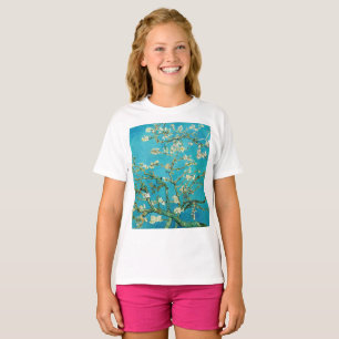 Camiseta Vincent Van Gogh pintando Flores de Amendoeira