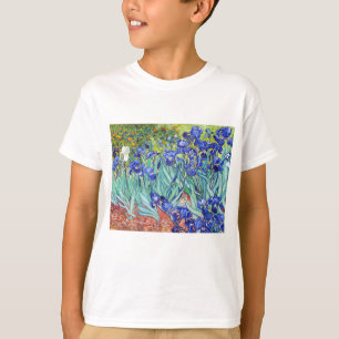Camiseta Vincent Van Gogh pintando Íris