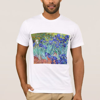 Camiseta Vincent Van Gogh pintando Íris