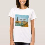 Camiseta Vincent van Gogh - Ponte Langlois em Arles #3<br><div class="desc">Ponte Langlois em Arles - Vincent van Gogh,  Oil on Canvas,  1888,  Arles</div>