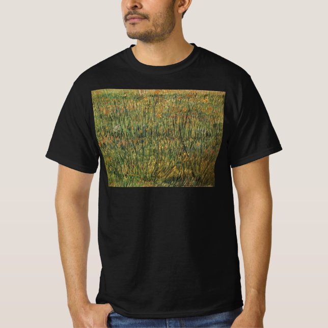 Camiseta Vincent van Gogh - Prado em Flor (Frente)