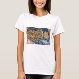 Camiseta Vincent van Gogh - Quatro Girassóis Cortados