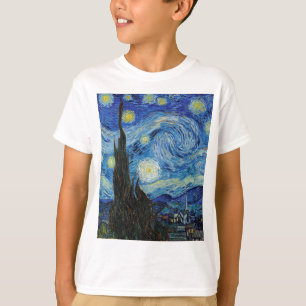 Camiseta Vincent Van Gogh Starry Night Vintage
