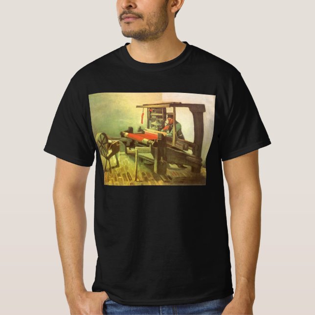 Camiseta Vincent van Gogh Tecelã de costas para a esquerda  (Frente)