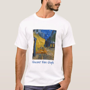 Camiseta Vincent van Gogh - Terraço do Café à Noite
