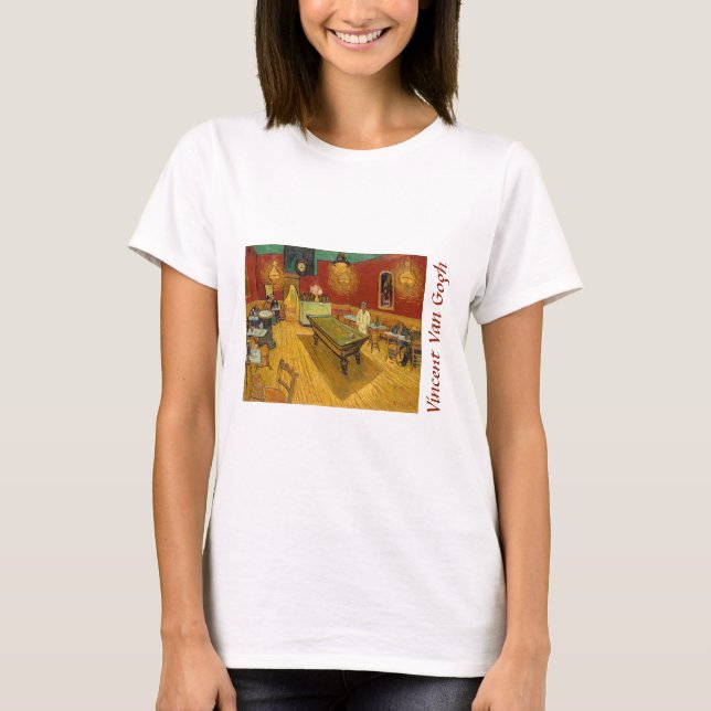 Camiseta Vincent van Gogh - The Night Cafe (Frente)