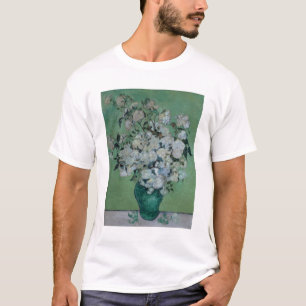 Camiseta Vincent van Gogh um vaso dos rosas, 1890