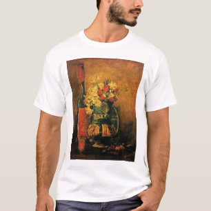 Camiseta Vincent Van Gogh - Vaso Com Cravos Arte Fino