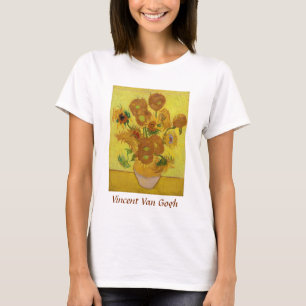 Camiseta Vincent van Gogh - Vaso com Quinze Girassóis