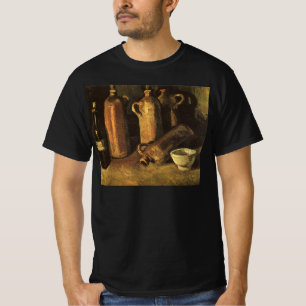 Camiseta Vincent van Gogh - Vida Estática com 4 Garrafas Pe