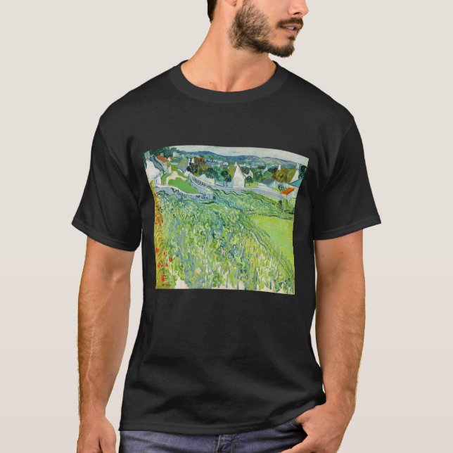 Camiseta Vincent van Gogh - Vineyards em Auvers (Frente)