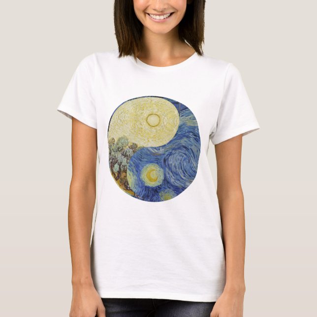 Camiseta Vincent van Gogh Yin Yang (Frente)