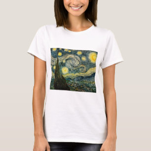 Camiseta Vincent van Gogh's The Starry Night (1889)