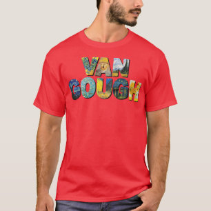 Camiseta Vincent Van Gough Tributa Sunflower Starry Night P
