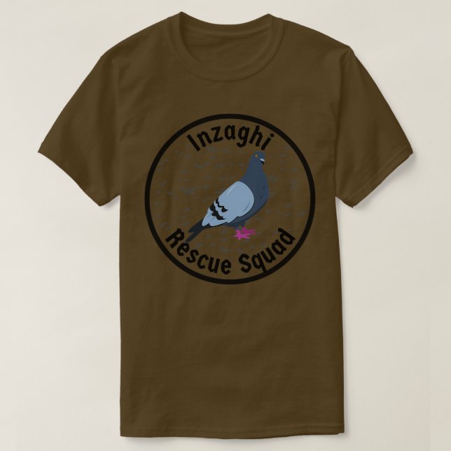 Camiseta Vincenzo Inzaghi Rescue Squad KDrama Pigeon 1 (Frente do Design)