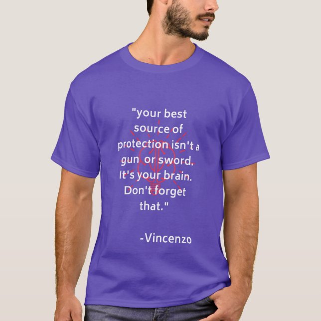 Camiseta vincenzo kdrama quote friend (Frente)