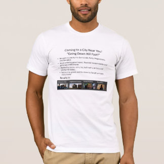 Camiseta vinda a uma cidade perto de você