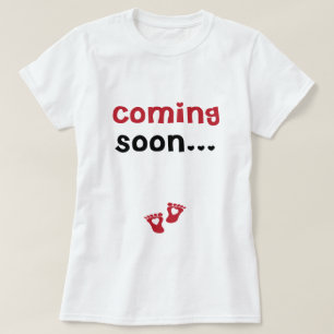 Camiseta Vinda t-shirt logo de maternidade
