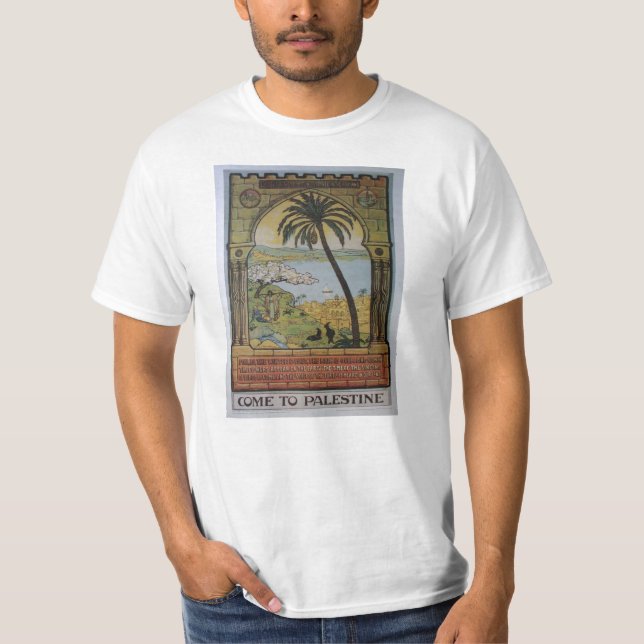 Camiseta vindo a Palestina (Frente)