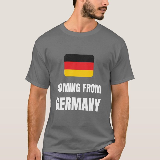 Camiseta Vindo da Alemanha (Frente)