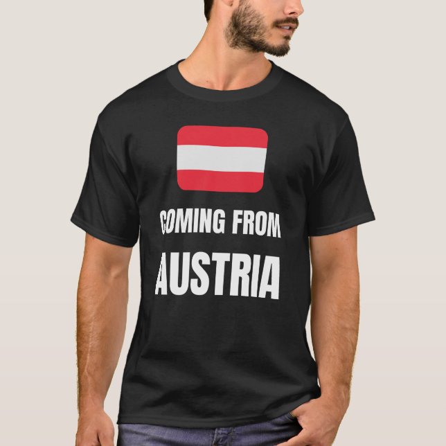 Camiseta Vindo da Áustria (Frente)