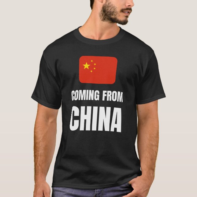 Camiseta Vindo da China (Frente)