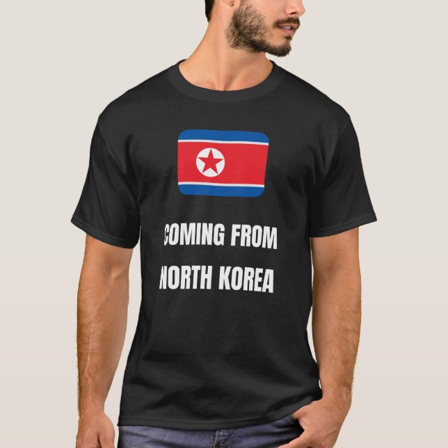 Camiseta Vindo da Coreia do Norte (Frente)
