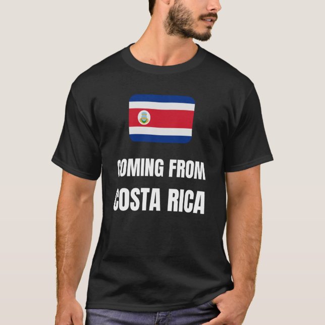 Camiseta Vindo da Costa Rica (Frente)