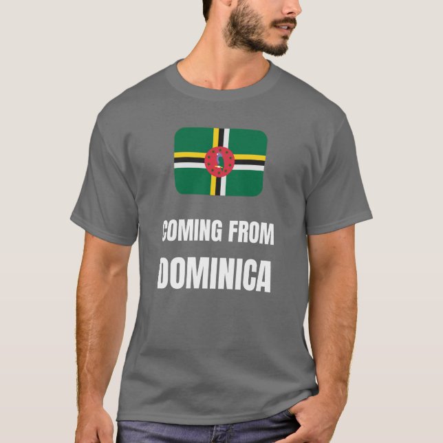 Camiseta Vindo da Domínica (Frente)