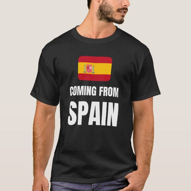 Camiseta Vindo da Espanha (Frente)