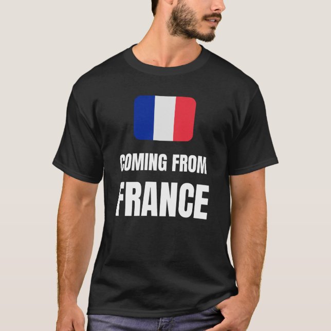 Camiseta Vindo da França (Frente)