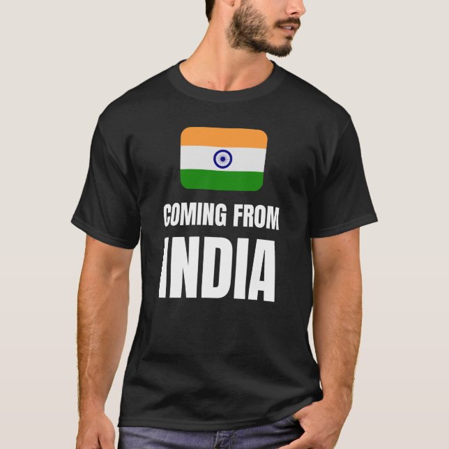 Camiseta Vindo da Índia (Frente)