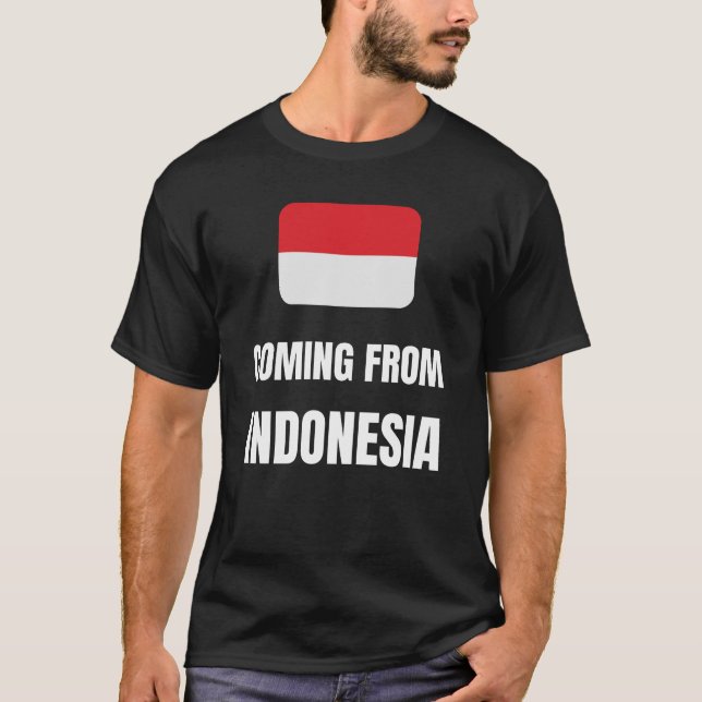 Camiseta Vindo da Indonésia (Frente)