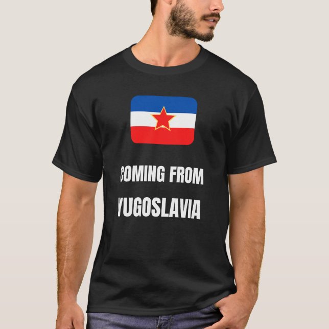 Camiseta Vindo da Jugoslávia (Frente)