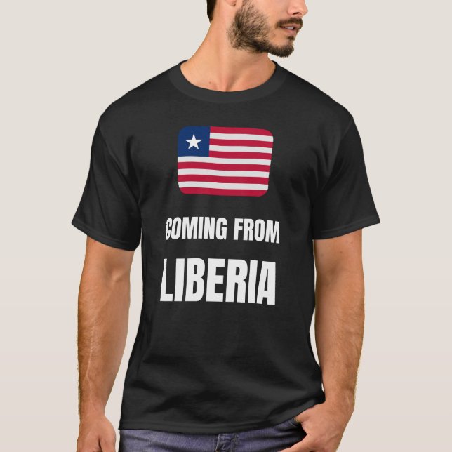 Camiseta Vindo da Libéria (Frente)