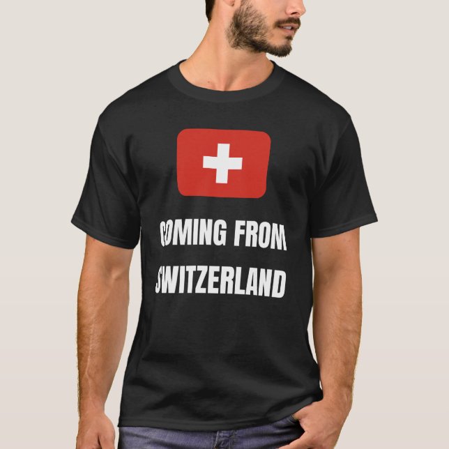 Camiseta Vindo da Suiça (Frente)
