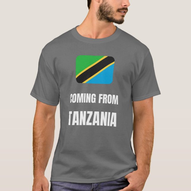 Camiseta Vindo da Tanzânia (Frente)