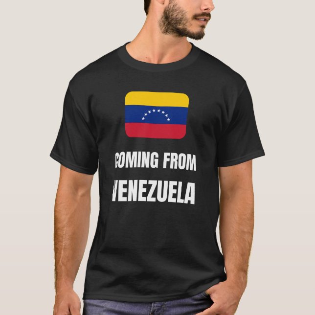 Camiseta Vindo da Venezuela (Frente)