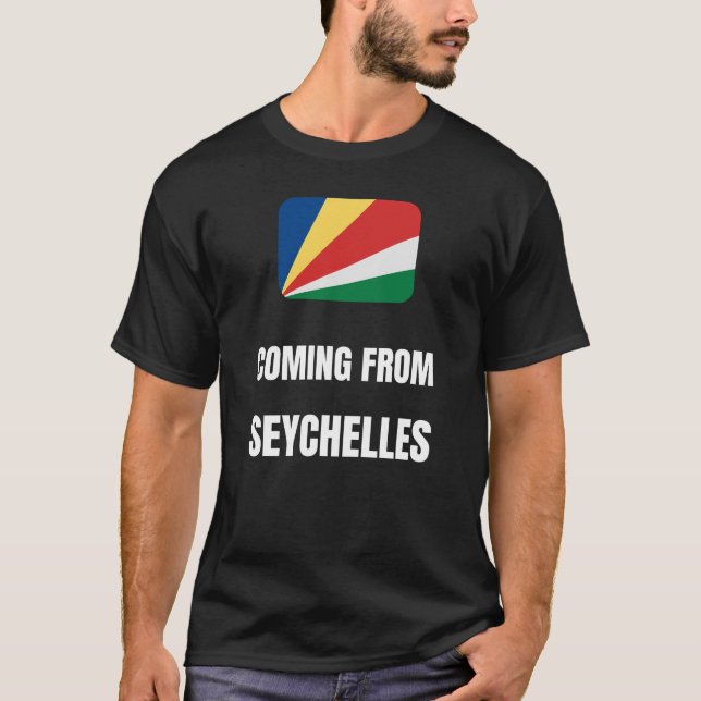 Camiseta Vindo das Seychelles (Frente)