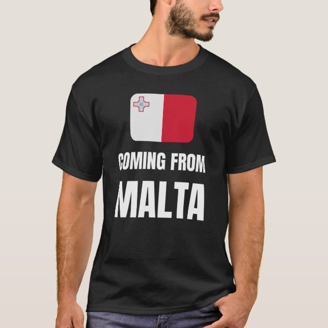Camiseta Vindo de Malta (Frente)