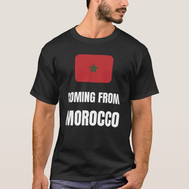 Camiseta Vindo de Marrocos (Frente)